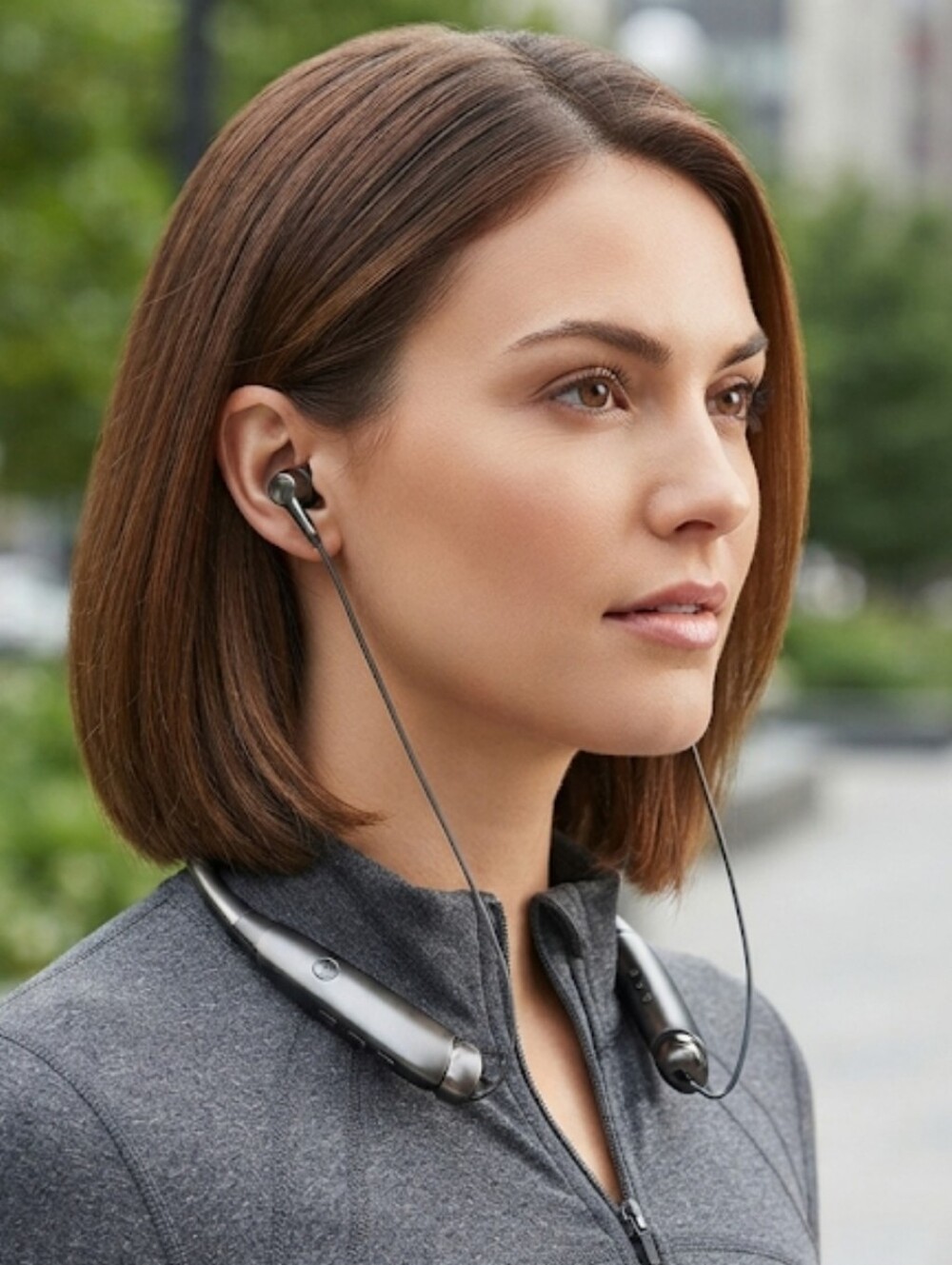 Insignia Bluetooth Noise-Reduction Neckband Headphones - Black (NS-CAHBTEBNC-B)
